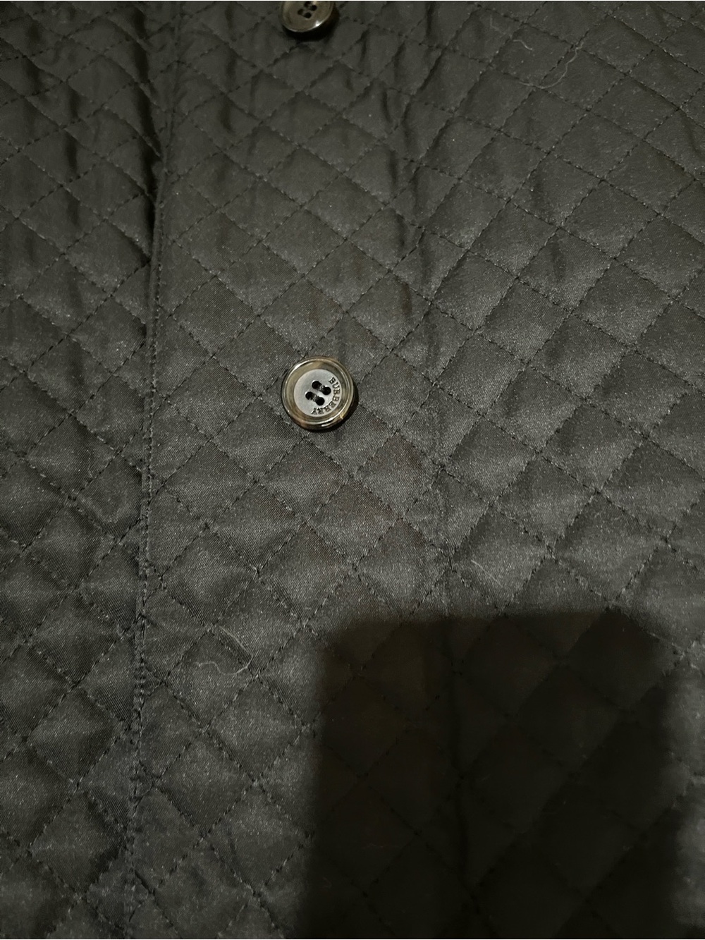 Burberry Black Quilted Hooded Trench Coat with Signature
Check Lining - Picture 2 of 15